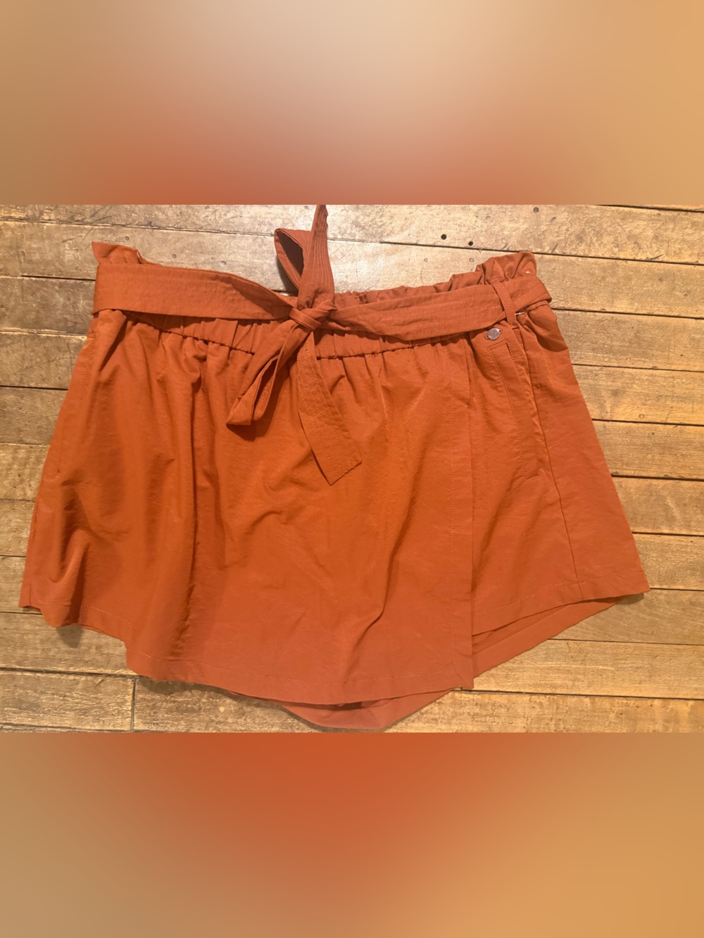 NEW WITHOUT TAGS CALIA HIGH RISE JOURNEY SKORT ORANGE XXL